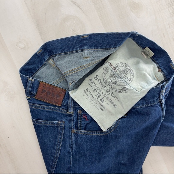 POLO Ralph Lauren straight jeans cotton casual weekend 40x32 - Picture 4 of 8